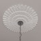 Ekena Millwork Eryn Ceiling Medallion (Fits Canopies up to 4"), 24 3/4"OD x 3 1/4"ID x 1 7/8"P, Primed White CM24EN - alternate 6